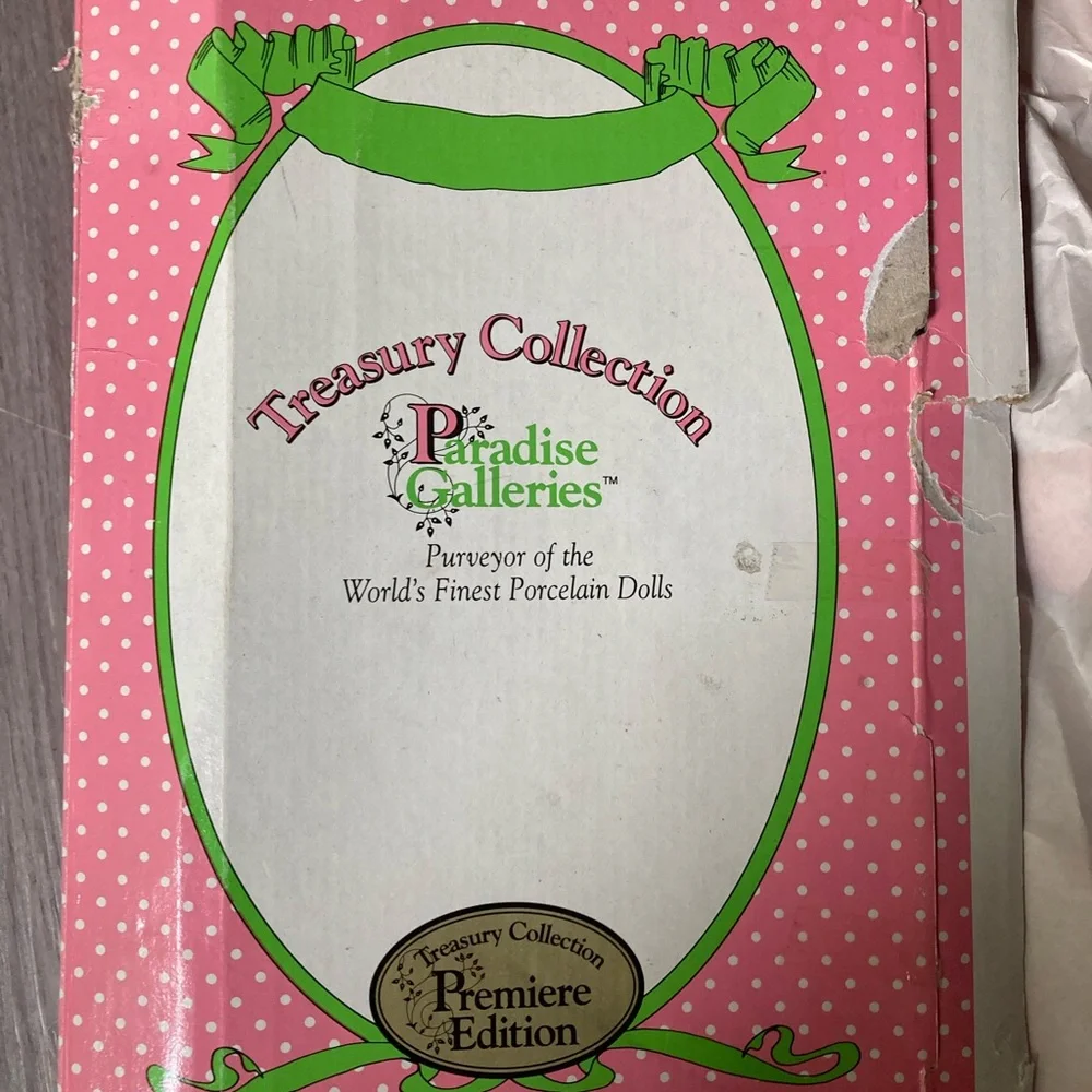Gold and Pink Collectible Doll